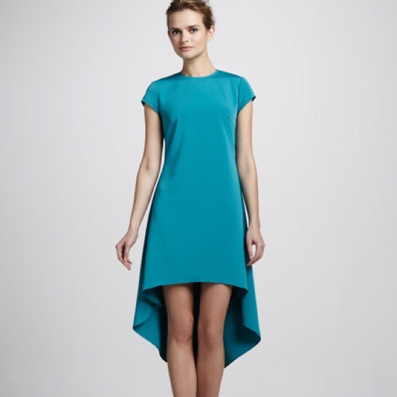 Teal High Low Maxi Dress, size Small - Picture 7 of 7